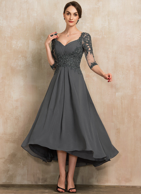 Robe Chic Élégance Plissée Perlée - gallery 2