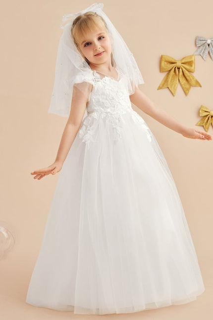Robe Chic Florale Tulle - gallery 5