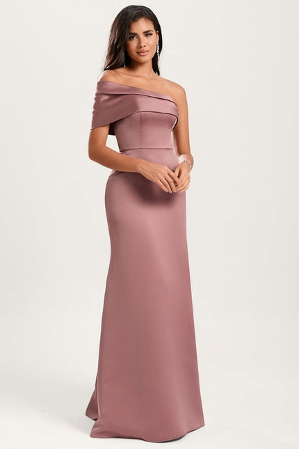 Robe Chic Satinée Rose