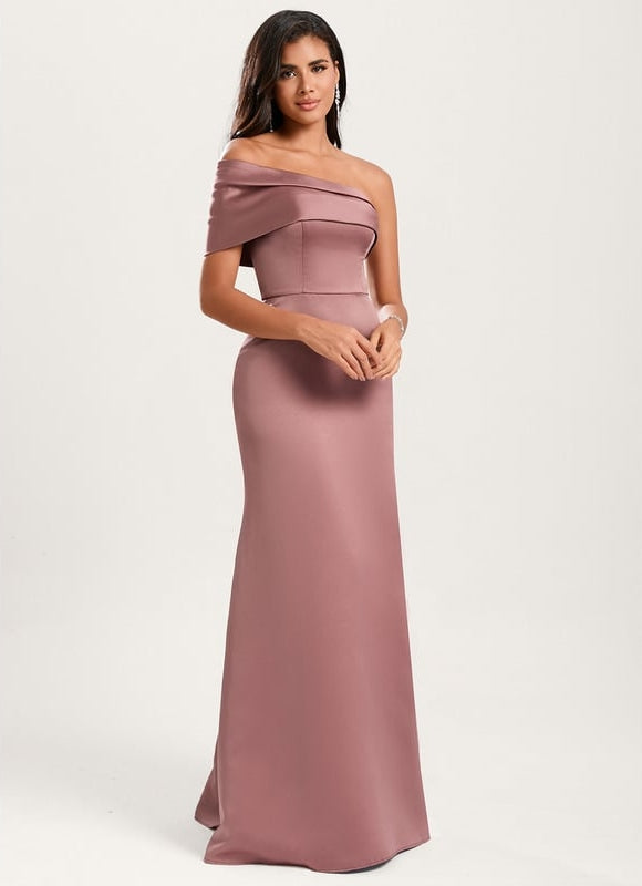 Robe Chic Satinée Ombre Pluie