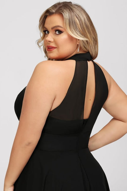 Robe Chic Noir Asymétrique Chic - gallery 6