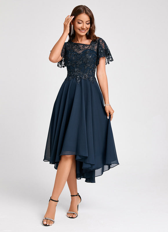 Robe Chic Cocktail Étoilée - gallery 5