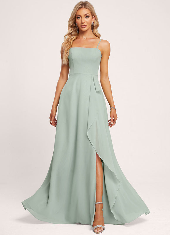 Robe Chic Longue Verte Raffinée