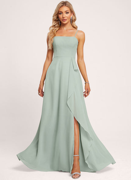 Robe Chic Longue Verte Raffinée