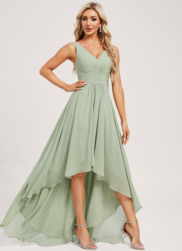 Robe Chic Mousseline Asymétrique - gallery 3