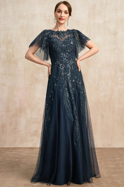 Robe Chic Étoilée Marine