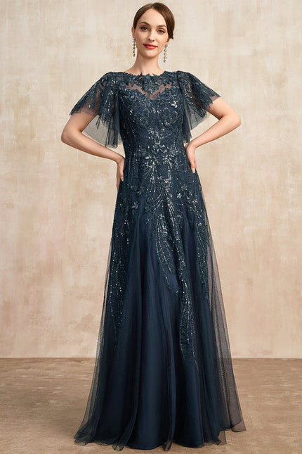 Robe Chic Étoilée Marine