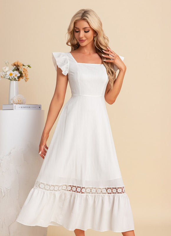 Robe Chic Écrue Rétro - gallery 3