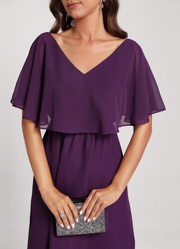 Robe Chic Bleu Nuit Élégante - gallery 2