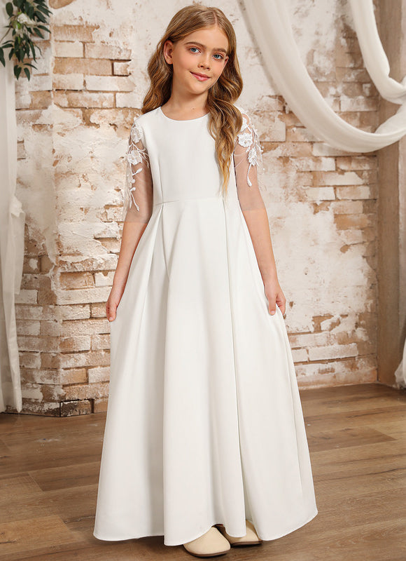 Robe Chic Blanche Évasée - gallery 1