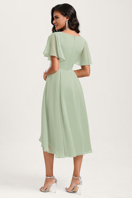 Robe Chic Fluide Bleu Nuit - gallery 1