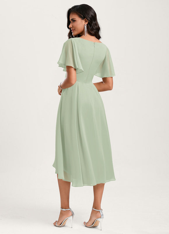 Robe Chic Fluide Bleu Nuit - gallery 1