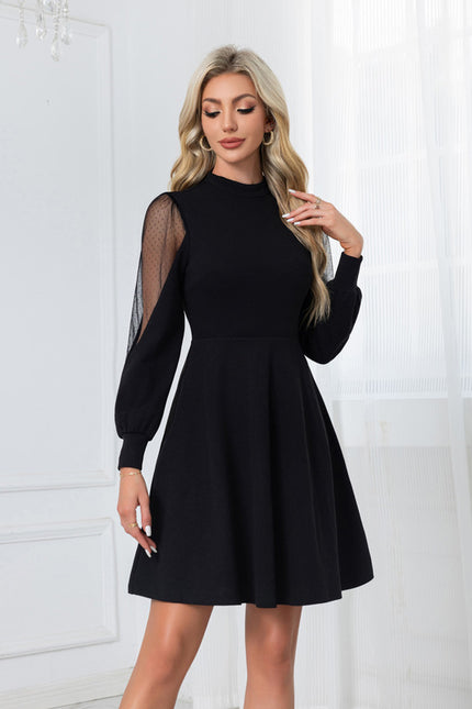 Robe Chic Classique Tulle Noir - gallery 2