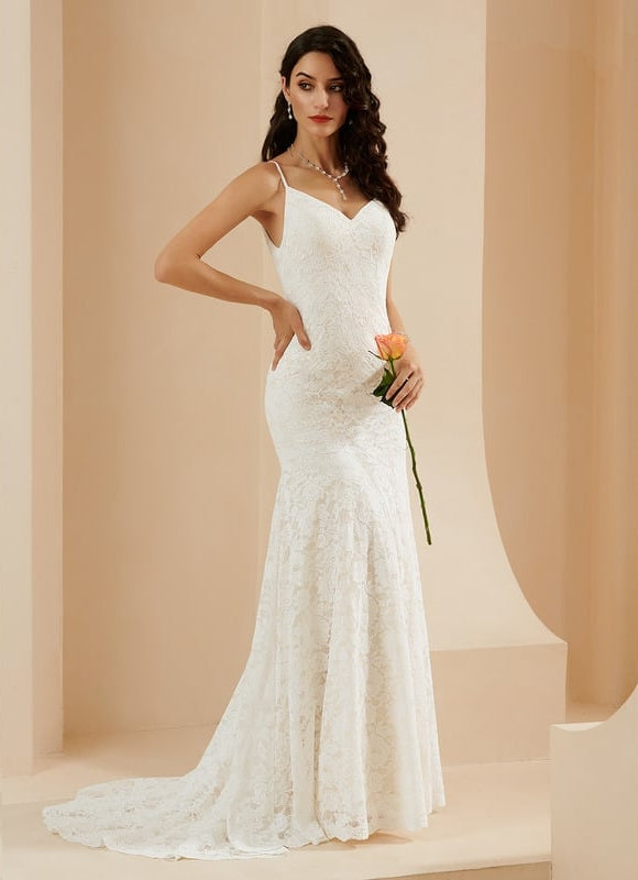 Robe Chic De Mariée Élégante