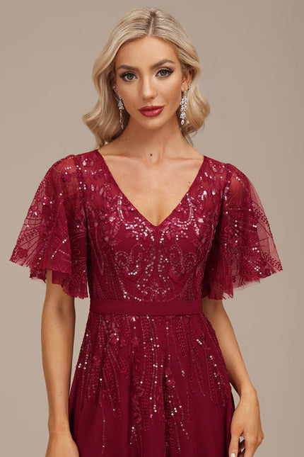 Robe Chic Longue Bleu Cobalt - gallery 3
