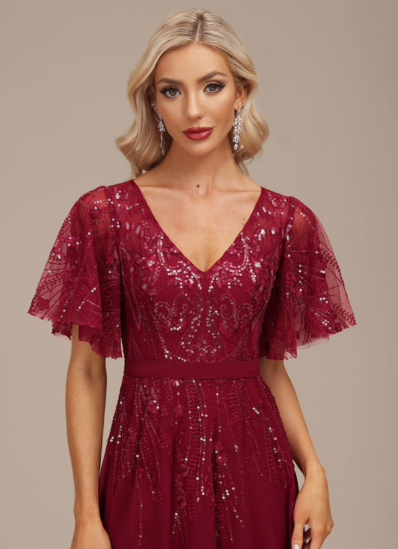 Robe Chic Longue Bleu Cobalt - gallery 3