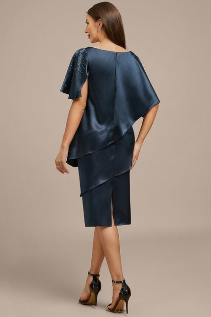 Robe Chic Satinée Nocturne - gallery 4