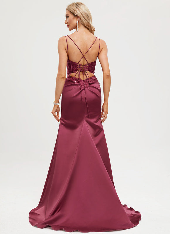 Robe Chic Rouge Envoûtant - gallery 1