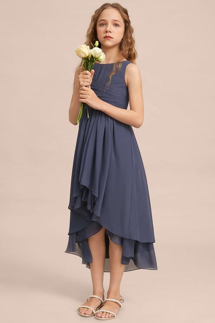 Robe Chic Bleu Nuit Élégant - gallery 2