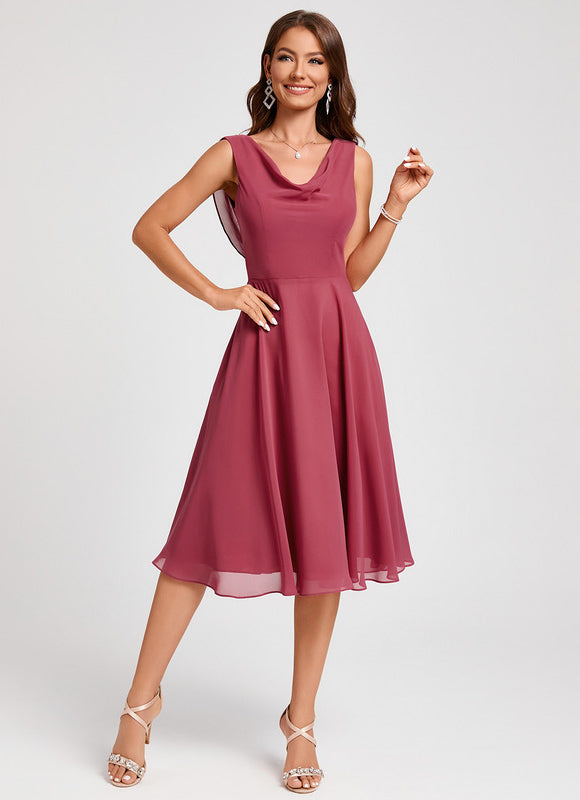 Robe Chic Violet Flottant - gallery 6