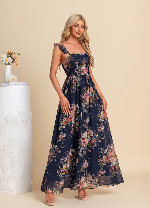 Robe Longue Chic Fleurie - gallery 5