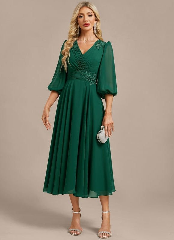 Robe De Soirée Mi Longue Chic - gallery 2