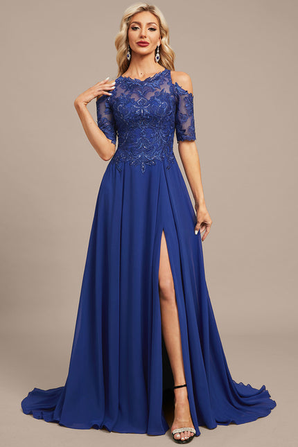 Robe Chic Bleue Éblouissante - gallery 6