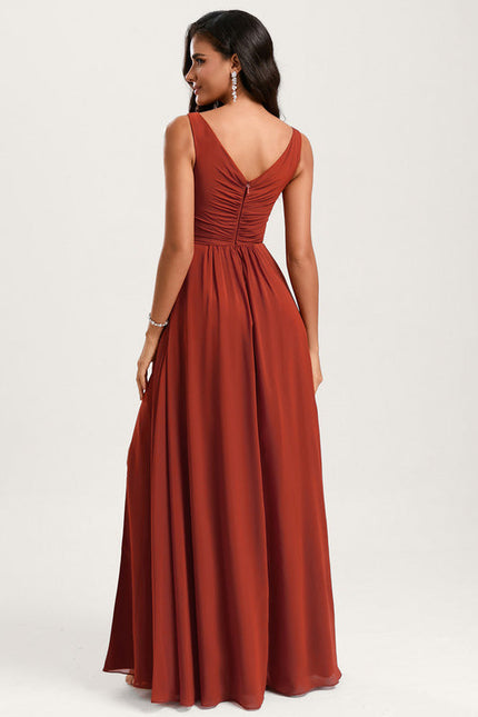 Robe Chic Mousseline Drapée - gallery 5