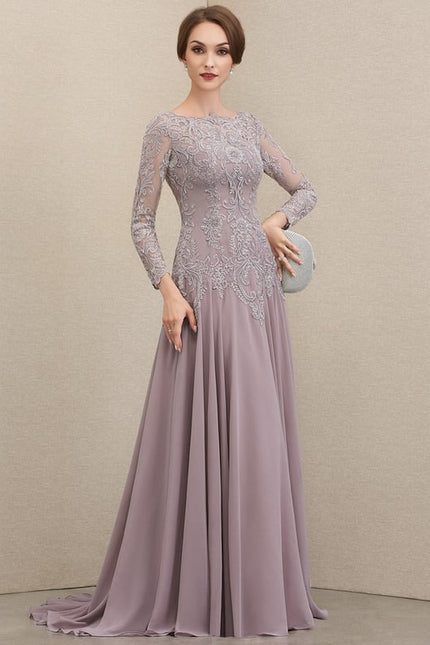 Robe De Soiree Chic Manche Longue