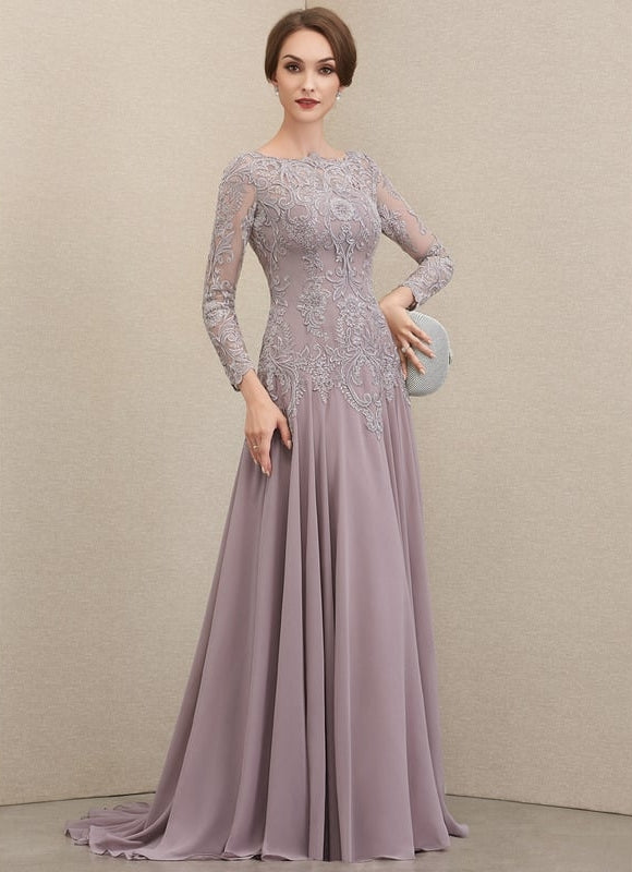 Robe De Soiree Chic Manche Longue