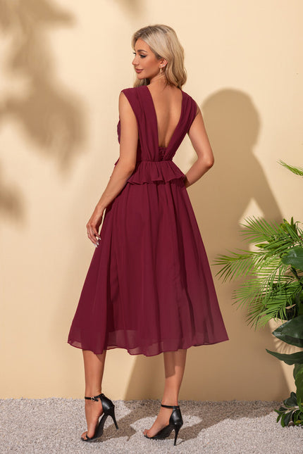 Robe Chic Noire Ajourée - gallery 4