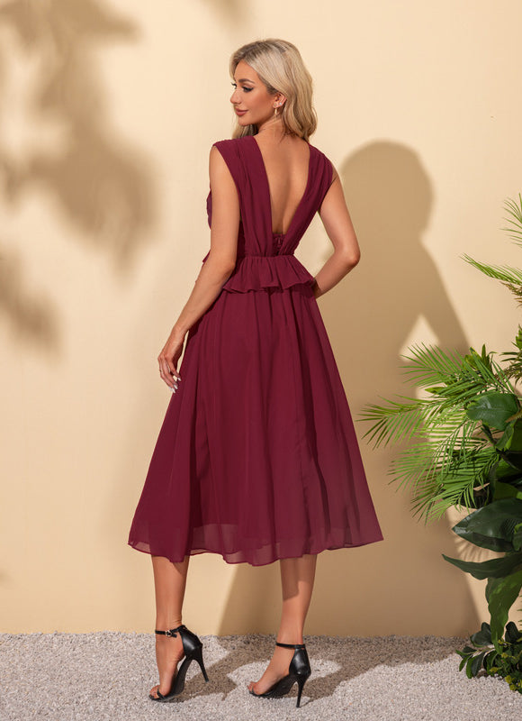 Robe Chic Noire Ajourée - gallery 4