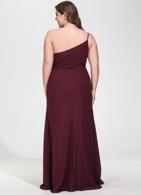 Robe Chic Asymétrique Beige - gallery 8