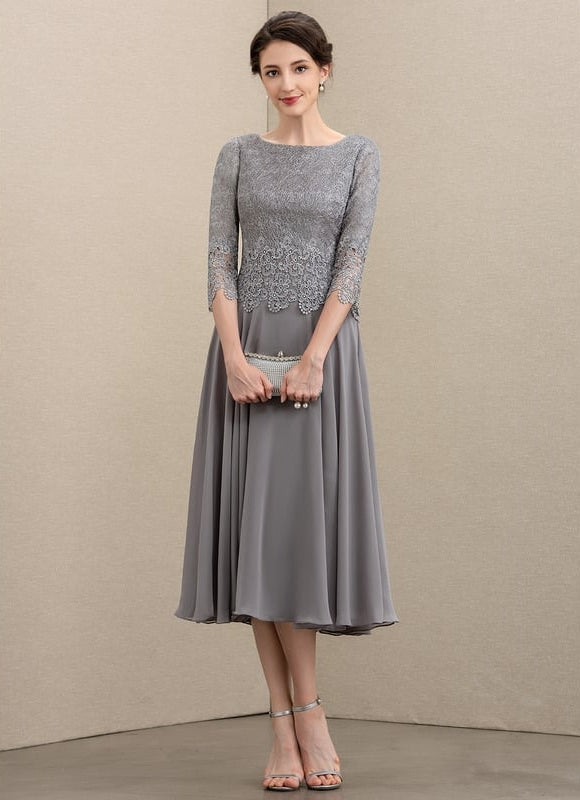 Robe Chic Flottante Mauve - gallery 2