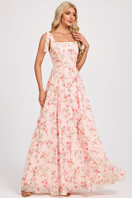 Robe Chic Longue Verte Élégante - gallery 1