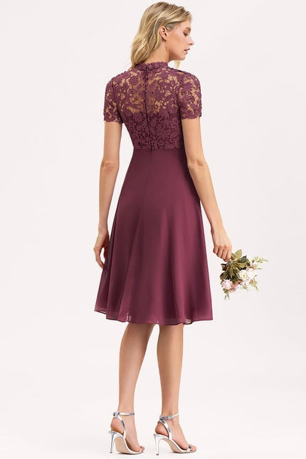 Robe Chic Chiffon Éclatante - gallery 2