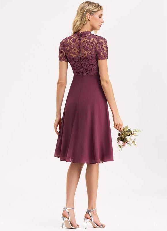 Robe Chic Chiffon Éclatante - gallery 2
