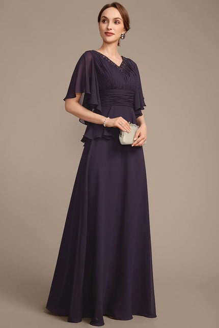 Robe Chic Plissée Améthyste - gallery 5