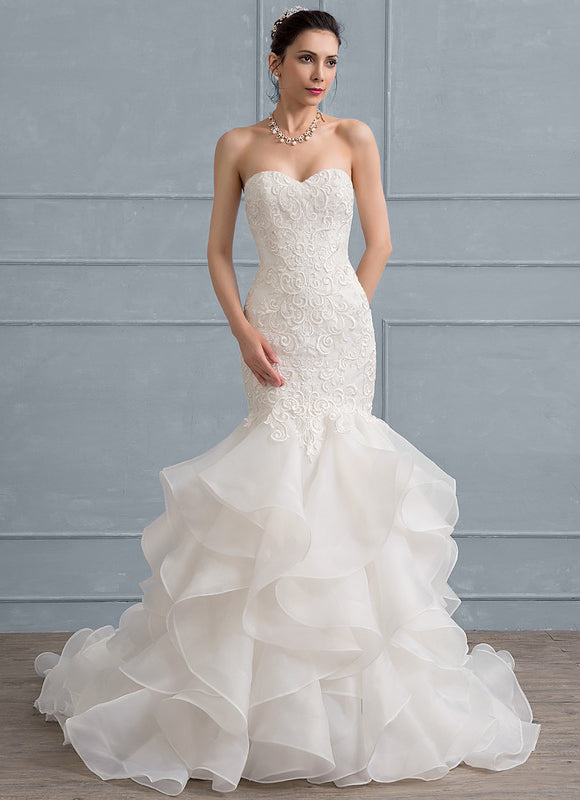 Robe Chic Sirène Organza - gallery 3