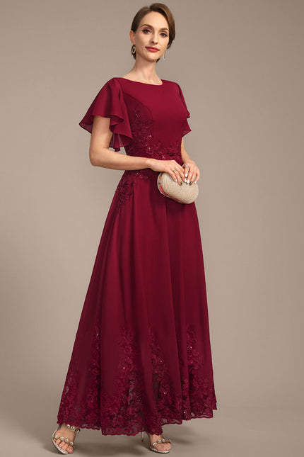 Robe Chic Rouge Élégant - gallery 4