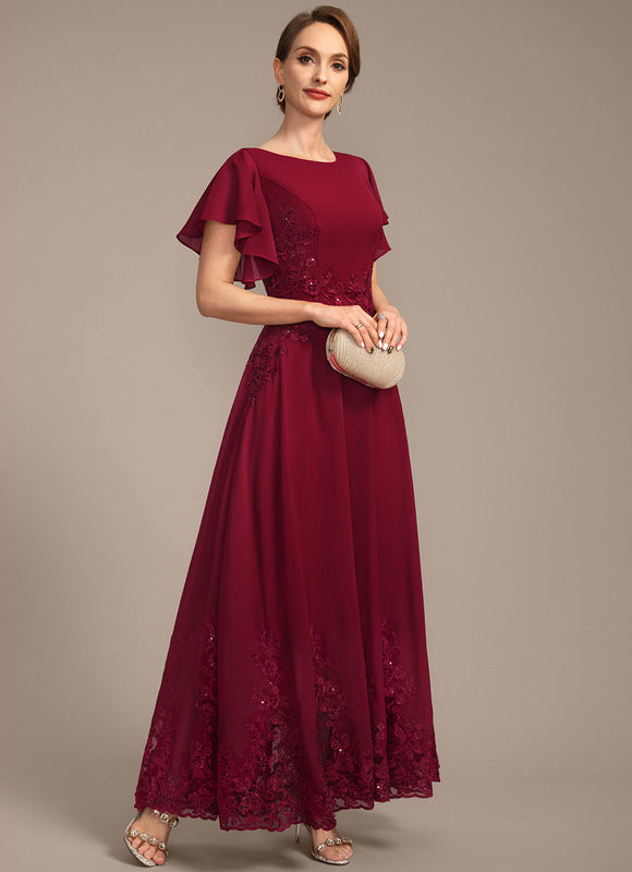 Robe Chic Rouge Élégant - gallery 4