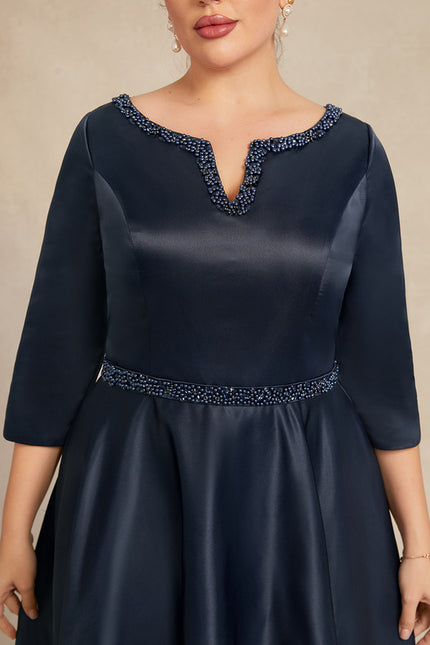 Robe Chic Élégance Satinée Moderne - gallery 7