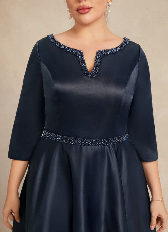 Robe Chic Élégance Satinée Moderne - gallery 7