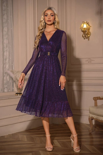 Robe Chic Tulle Rose Midi - gallery 4