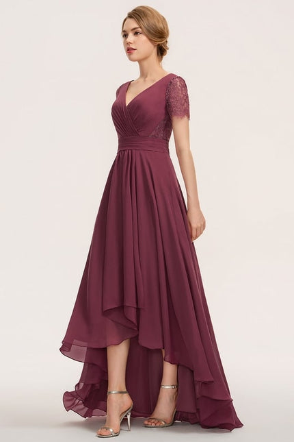 Robe Chic Aérienne Bordeaux - gallery 3