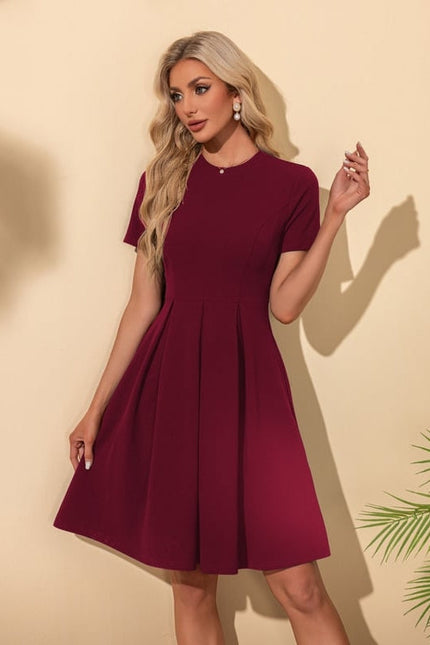 Robe Chic Navy Courte - gallery 7