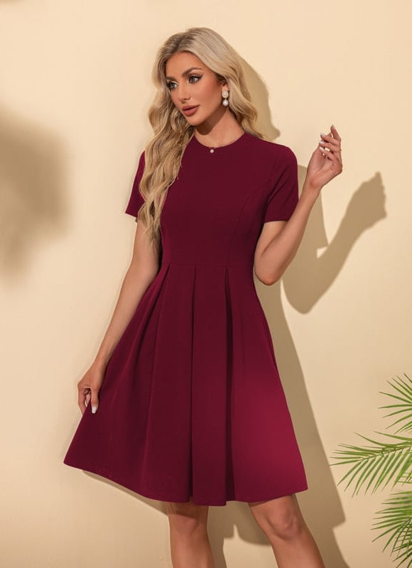 Robe Chic Navy Courte - gallery 7