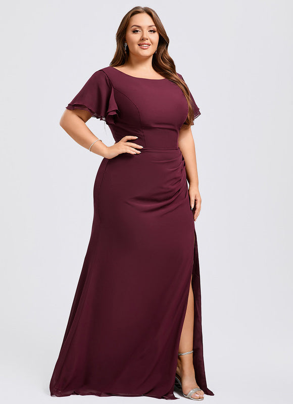 Robe Chic Flottante Bordeaux - gallery 6