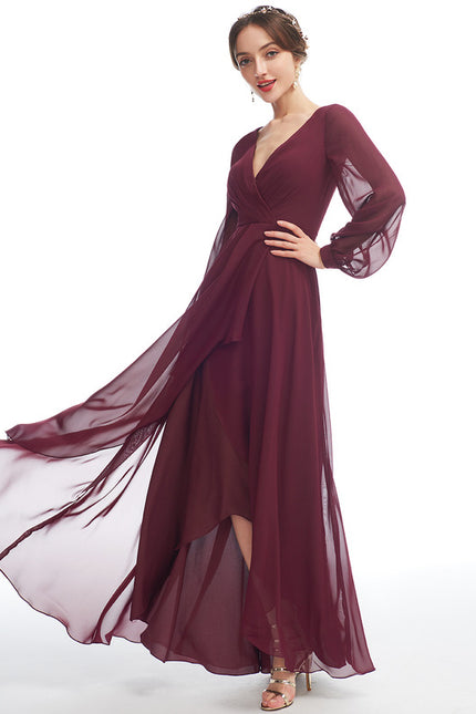 Robe Chic Fluide Bleu Nuit - gallery 1