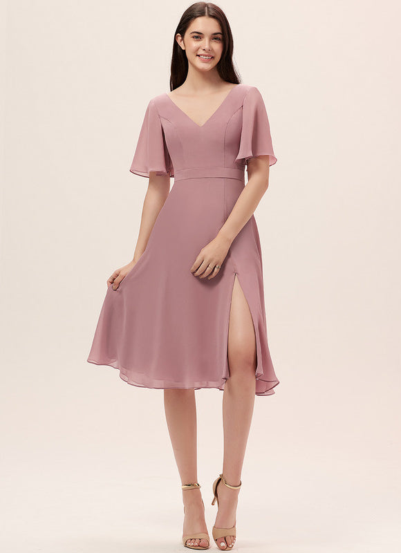 Robe Chic Chiffon Rosé - gallery 3